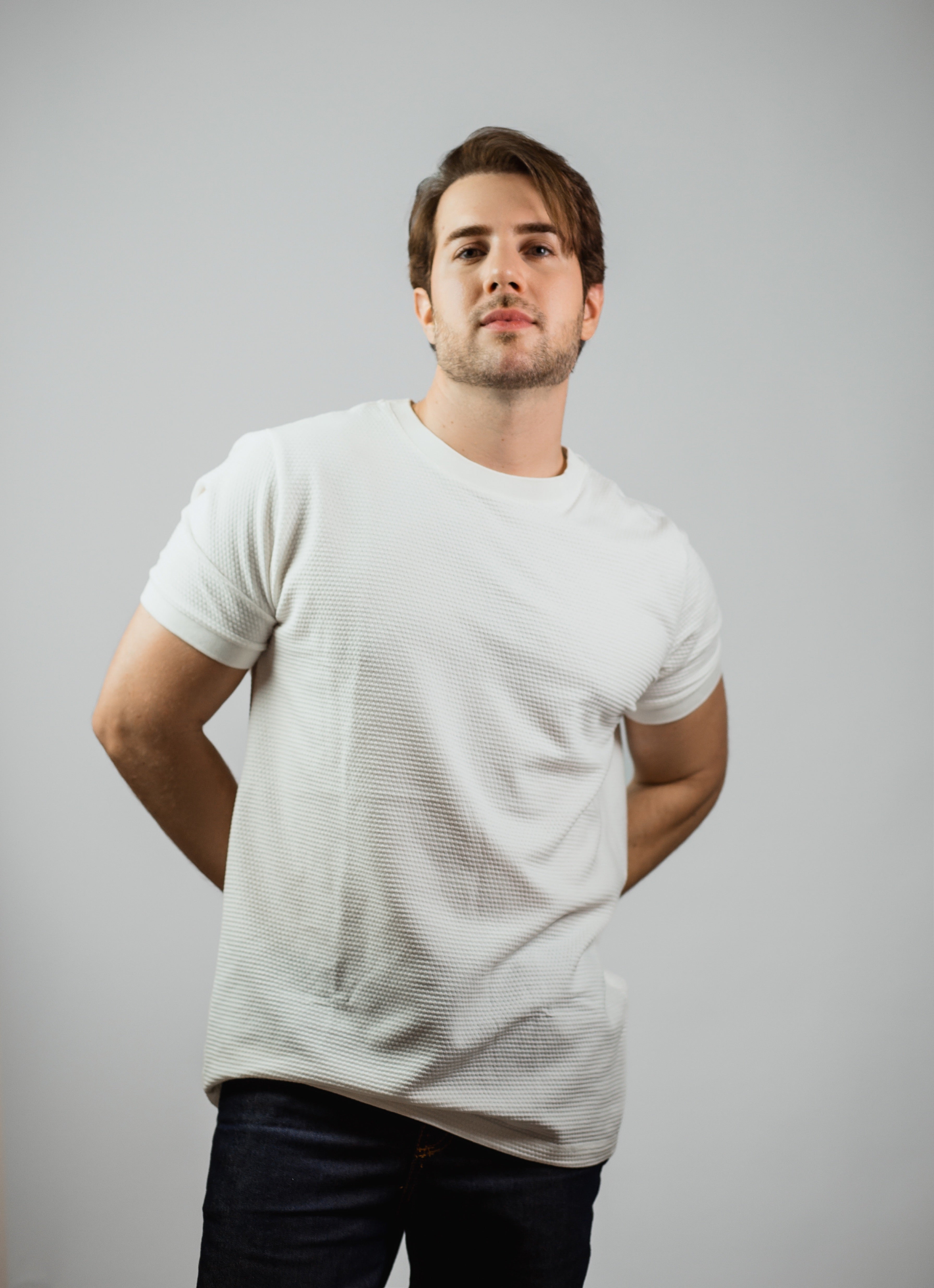 CAMISETA TEXTURIZADA BRANCA