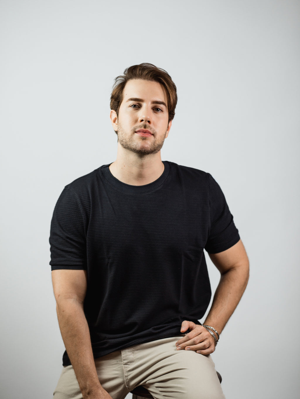 CAMISETA TEXTURIZADA MARINHO