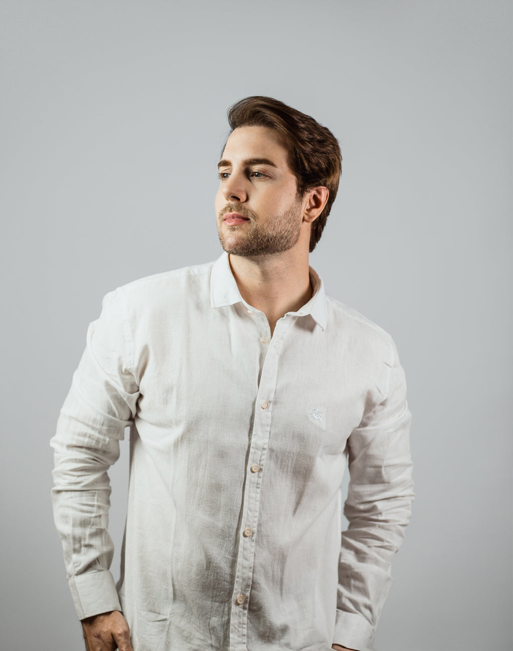 CAMISA DE LINHO MONTRÊ BRANCA