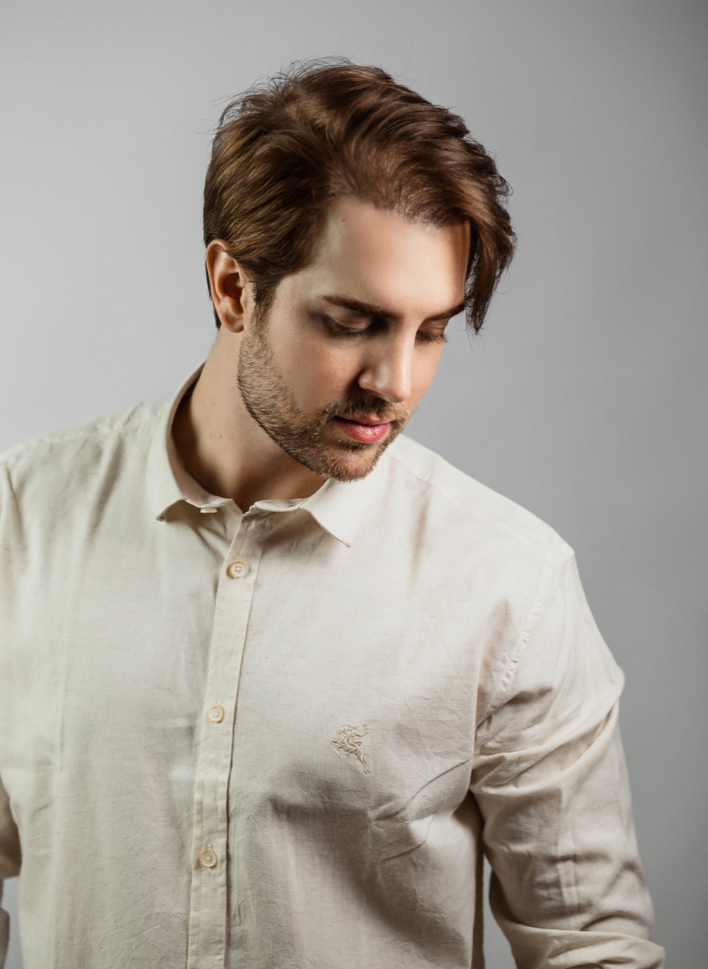 CAMISA DE LINHO MONTRÊ BEGE