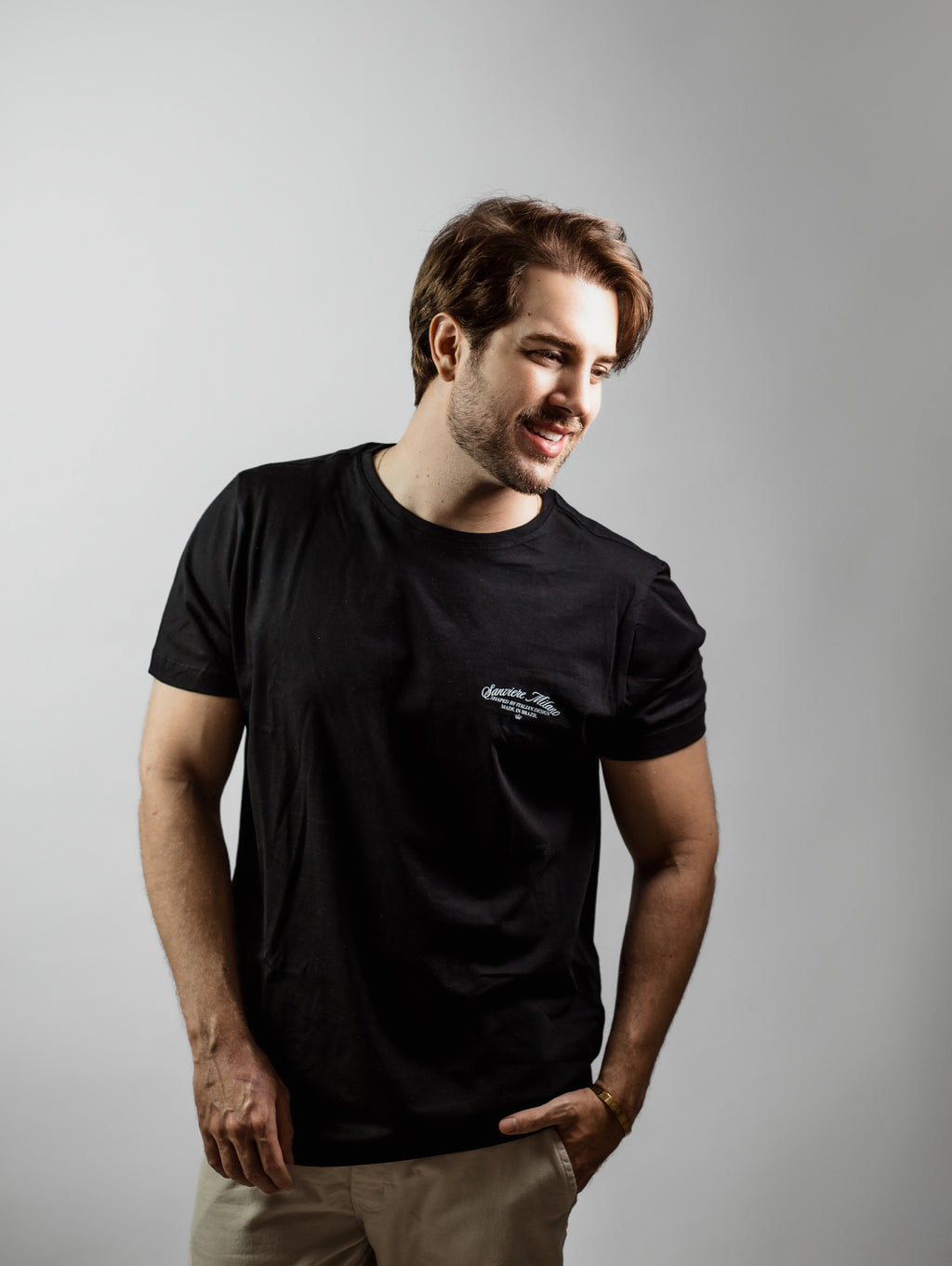 CAMISETA MILANO PRETA